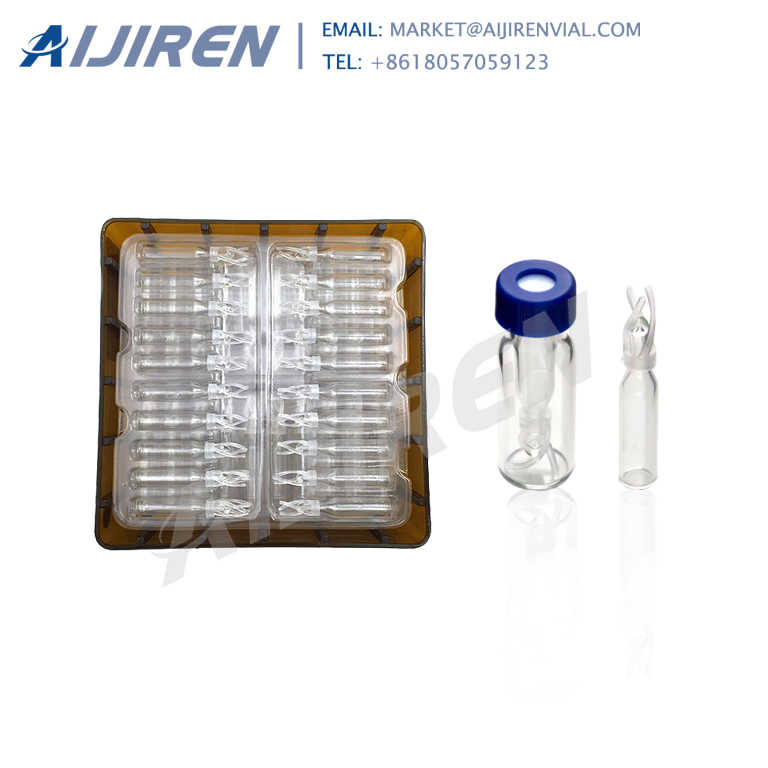 Low volume 150ul 2ml vial insert 10-425 HPLC vials Waters